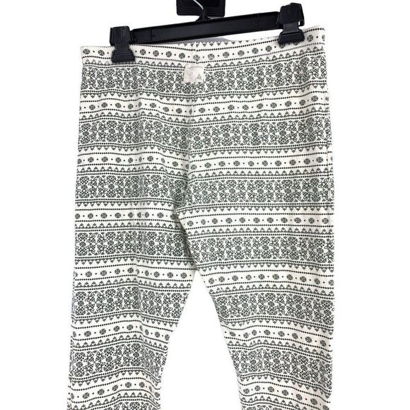 Burt's Bees Size M Fair Isle Cuff Leg Lounge Sleep Pants Pullon 1198 - Picture 6 of 7